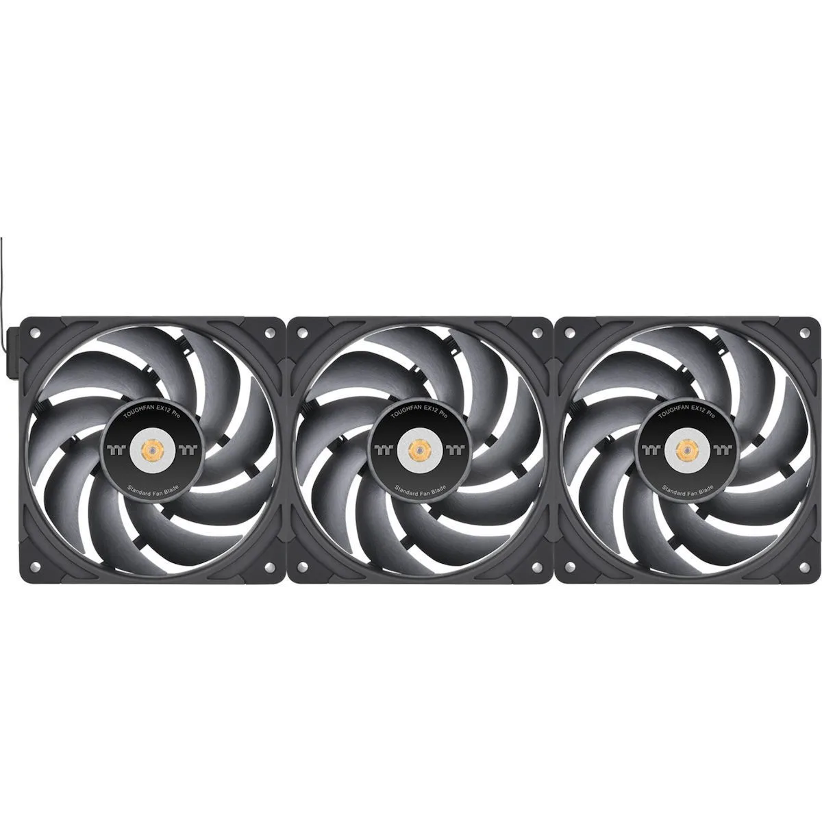 Thermaltake ToughFan EX12 Pro Case Fan 120mm με Κόκκινο Φωτισμό και Σύνδεση 4-Pin Molex 3τμχ - Image 1