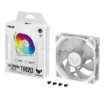 Asus TUF Gaming TR120 ARGB Case Fan με Σύνδεση 4-Pin PWM Λευκό