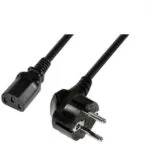 LogiLink Schuko - IEC C13 Cable 1.8m Μαύρο CP090