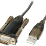 Lindy Καλώδιο USB-A σε RS232 9-pin male 1.5m (42855)