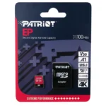 Patriot EP Series microSDXC 512GB Class 10 U3 V30 A1 UHS-I με αντάπτορα