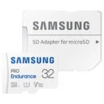 Samsung Pro Endurance (2022) microSDHC 32GB Class 10 U3 V30 UHS-I με αντάπτορα
