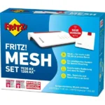 AVM FRITZ!Box 7530 AX & Fritz!Repeater 1200 AX Ασύρματο VDSL2 Modem Router Wi‑Fi 6 με 4 Θύρες Gigabit