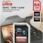Sandisk Ultra Lite SDXC 64GB Class 10 UHS-I