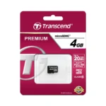 Transcend microSDHC microSDHC 4GB Class 10 Default Speed με αντάπτορα