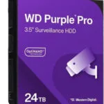 Western Digital Surveillance 24TB HDD Σκληρός Δίσκος 3.5" SATA III 7200rpm με 512MB Cache για Καταγραφικό WD240PURP