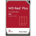 Western Digital Red Plus 8TB HDD Σκληρός Δίσκος 3.5" SATA III 5400rpm με 256MB Cache για NAS WD80EFPX