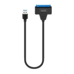 Savio Usb-a 3.1 Gen 1 (m) - Sata (f) Αντάπτορας USB to SATA Μαύρο