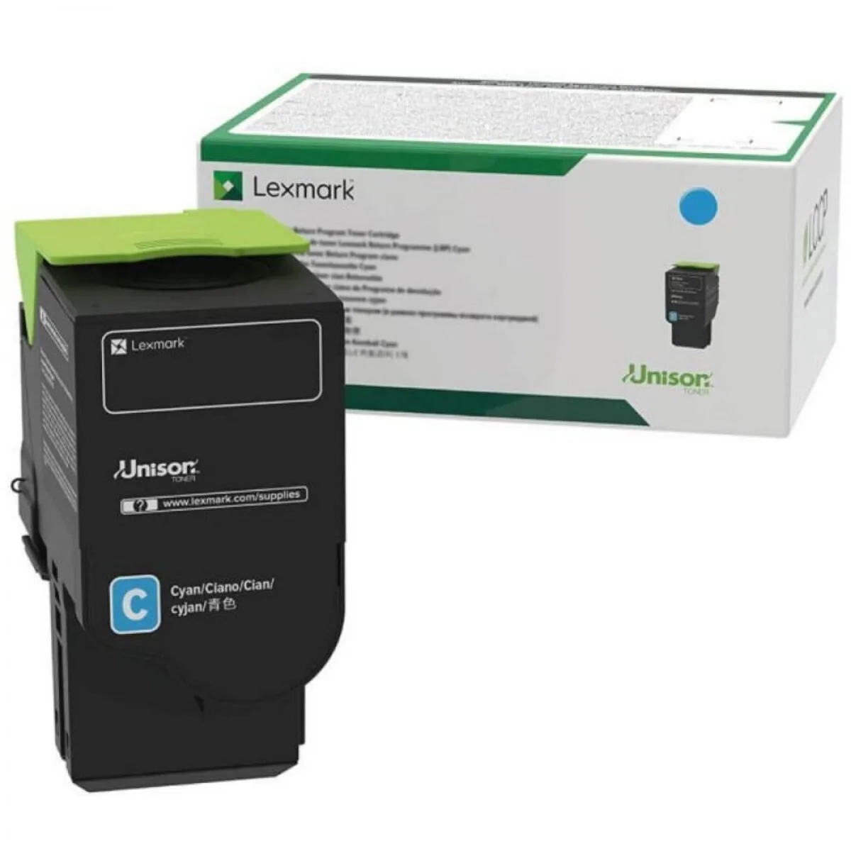 Lexmark 75M20C0 Γνήσιο Toner Laser Εκτυπωτή Κυανό 2000 Σελίδων 75M20C0 - Image 1