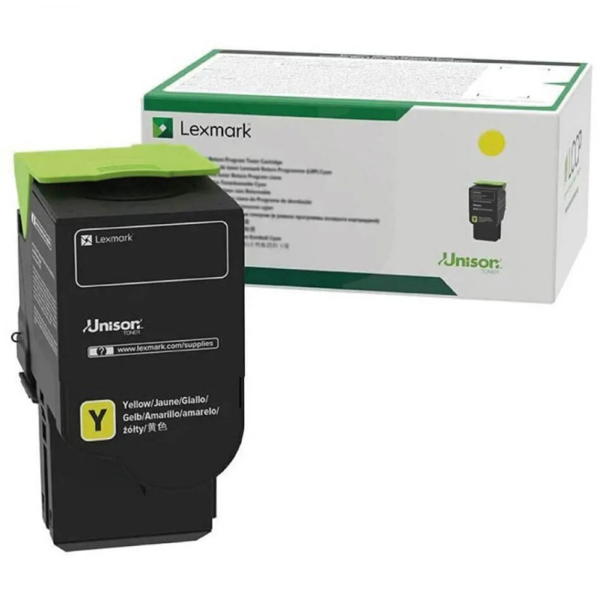 Lexmark 75M20Y0 Γνήσιο Toner Laser Εκτυπωτή Κίτρινο 2000 Σελίδων 75M20Y0 - Image 1