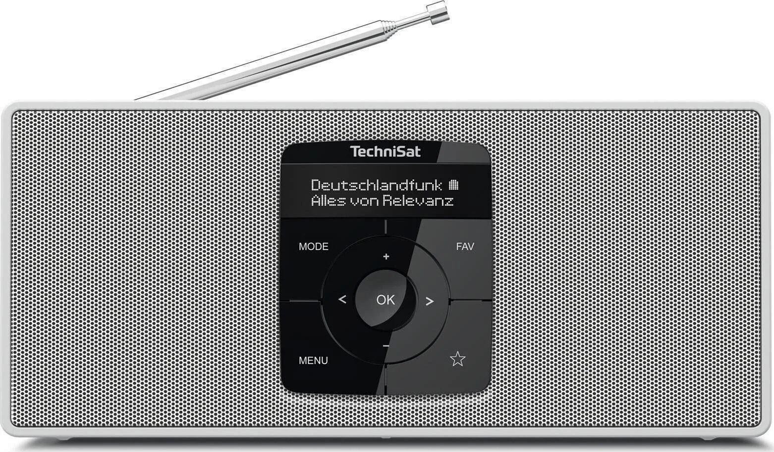 Technisat Digitradio 2 S Επιτραπέζιο Ραδιόφωνο Επαναφορτιζόμενο DAB+ με Bluetooth Λευκό - Image 1