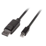 Lindy Cable DisplayPort male - mini DisplayPort male Μαύρο (41646)