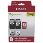 Canon PG-540 / CL-541 Γνήσιο Photo Value Pack με 2 Μελάνια Εκτυπωτή InkJet Μαύρο (5225B013)