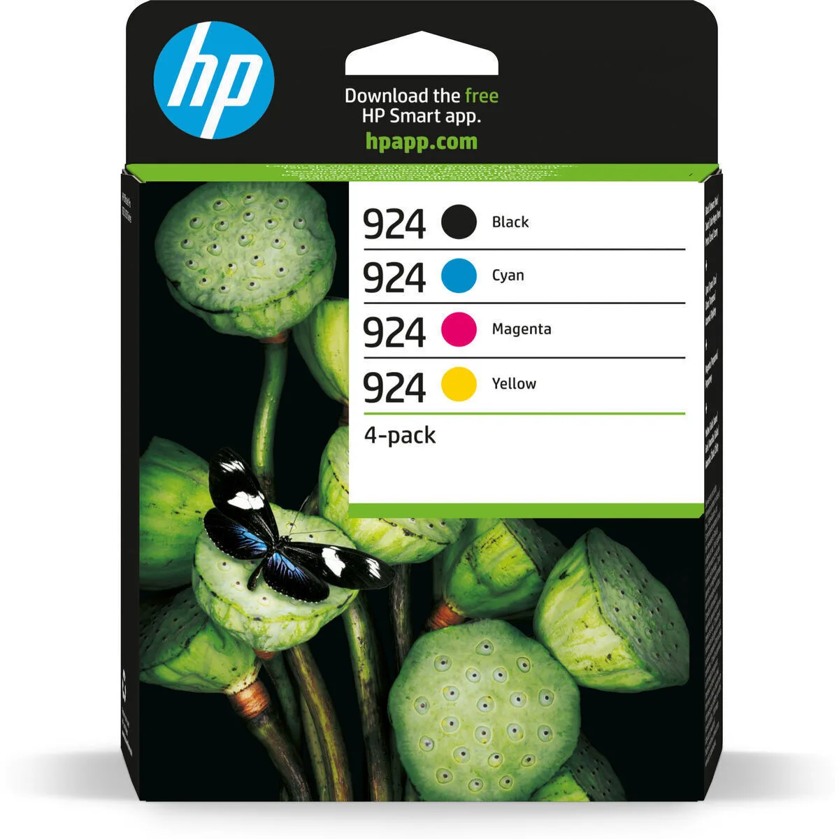 20240809132300_hp_924_paketo_4_melanion_ektypoti_inkjet_kitrino_kyano_matzenta_mayro_6c3z1ne HP 924 Γνήσιο Πακέτο 4 Μελανιών Εκτυπωτή InkJet Κίτρινο / Κυανό / Ματζέντα / Μαύρο (6C3Z1NE) - Image 1