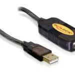 DeLock USB 2.0 Cable USB-A male - USB-A female Μαύρο 10m 82446