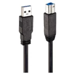 Lindy USB 3.1 Cable USB-A male - USB-B male Μαύρο 10m 43098