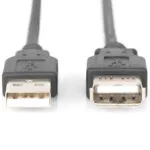 Digitus USB 2.0 Cable USB-A male - USB-A female 5m (AK-300202-050-S)