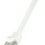 LogiLink U/UTP Cat.6 Καλώδιο Δικτύου Ethernet 3m Λευκό 1τμχ CP2061U