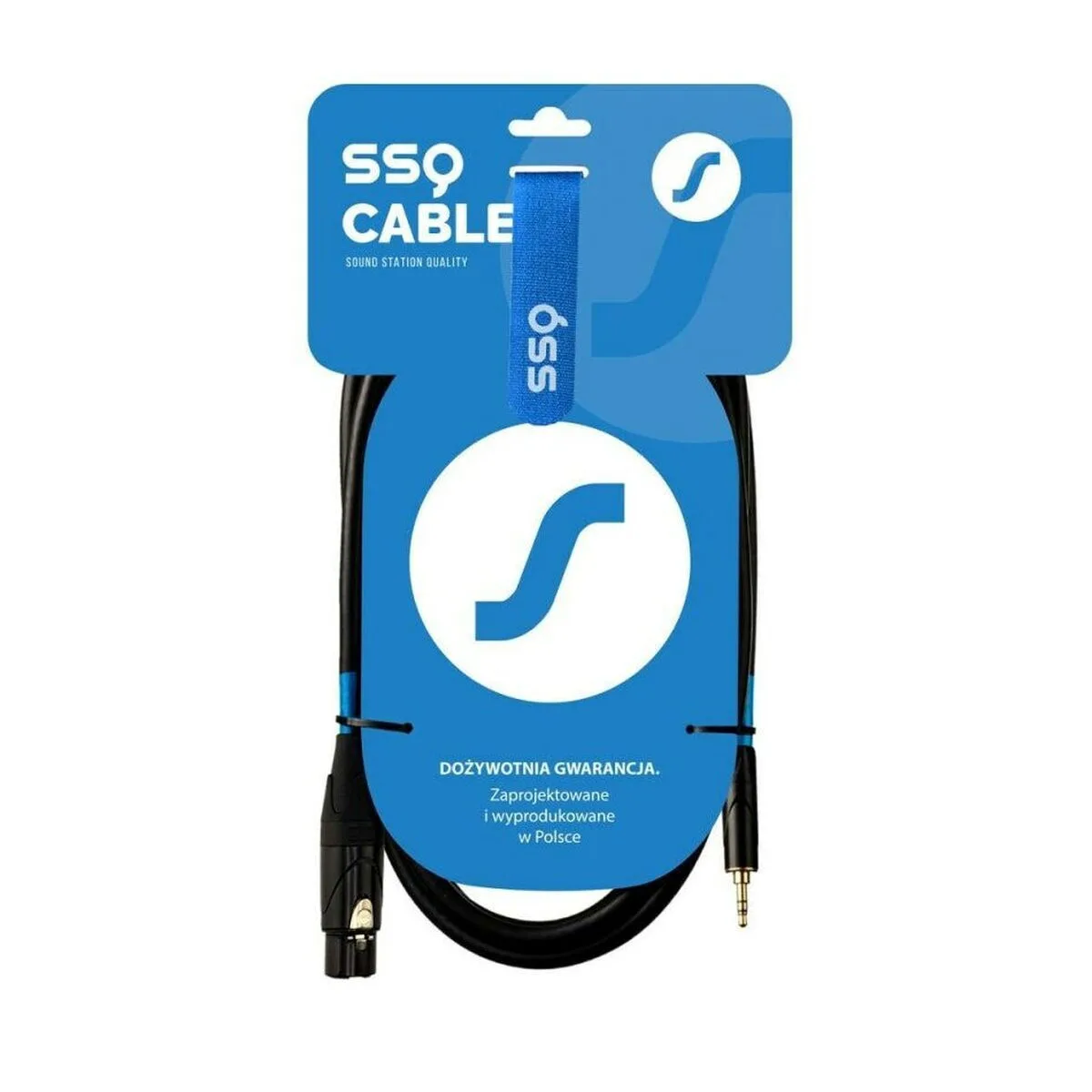 Sound Station Quality (SSQ) Cable XLR female - XLR female Μαύρο 0.5m (SS-2073) - Image 1