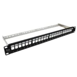 A-LAN Patch Panel για Rack 1U 24 Θυρών Μαύρο PK020