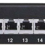 A-LAN Patch Panel 1U PK040 Μαύρο