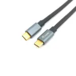 Equip Braided USB 4 Cable USB-C male - USB-C 240W Μαύρο 1.2m 128381