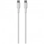 Puro Icon Soft USB 2.0 Cable USB-C male - USB-C 60W Λευκό 1.5m