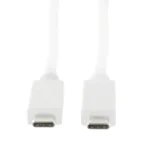 LogiLink USB 2.0 Cable USB-C male - USB-C 60W Λευκό 0.5m CU0130