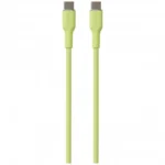 Puro ICON Soft USB 2.0 Cable USB-C male - USB-C 60W Πράσινο 1.5m