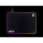 Sparco Gaming Mouse Pad 250mm με RGB Φωτισμό Μαύρο