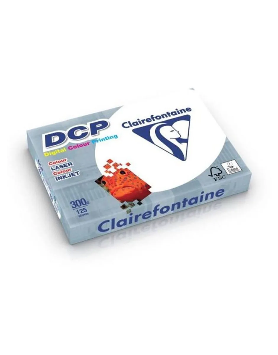 20240809140628_clairefontaine_dcp_charti_ektyposis_a4_300gr_m_125_fylla Clairefontaine DCP Χαρτί Εκτύπωσης A4 300gr/m² 125 φύλλα 3801C - Image 1