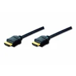 Digitus AK-330107-020-S HDMI 1.4 Angle Cable HDMI male - HDMI male 2m Μαύρο AK-330107-020-S