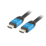 Lanberg HDMI 1.4 Cable HDMI male - HDMI male 1m Μαύρο CA-HDMI-20CU-0010-BL