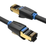 Vention S/FTP Cat.8 Καλώδιο Δικτύου Ethernet 2m Μαύρο 1τμχ