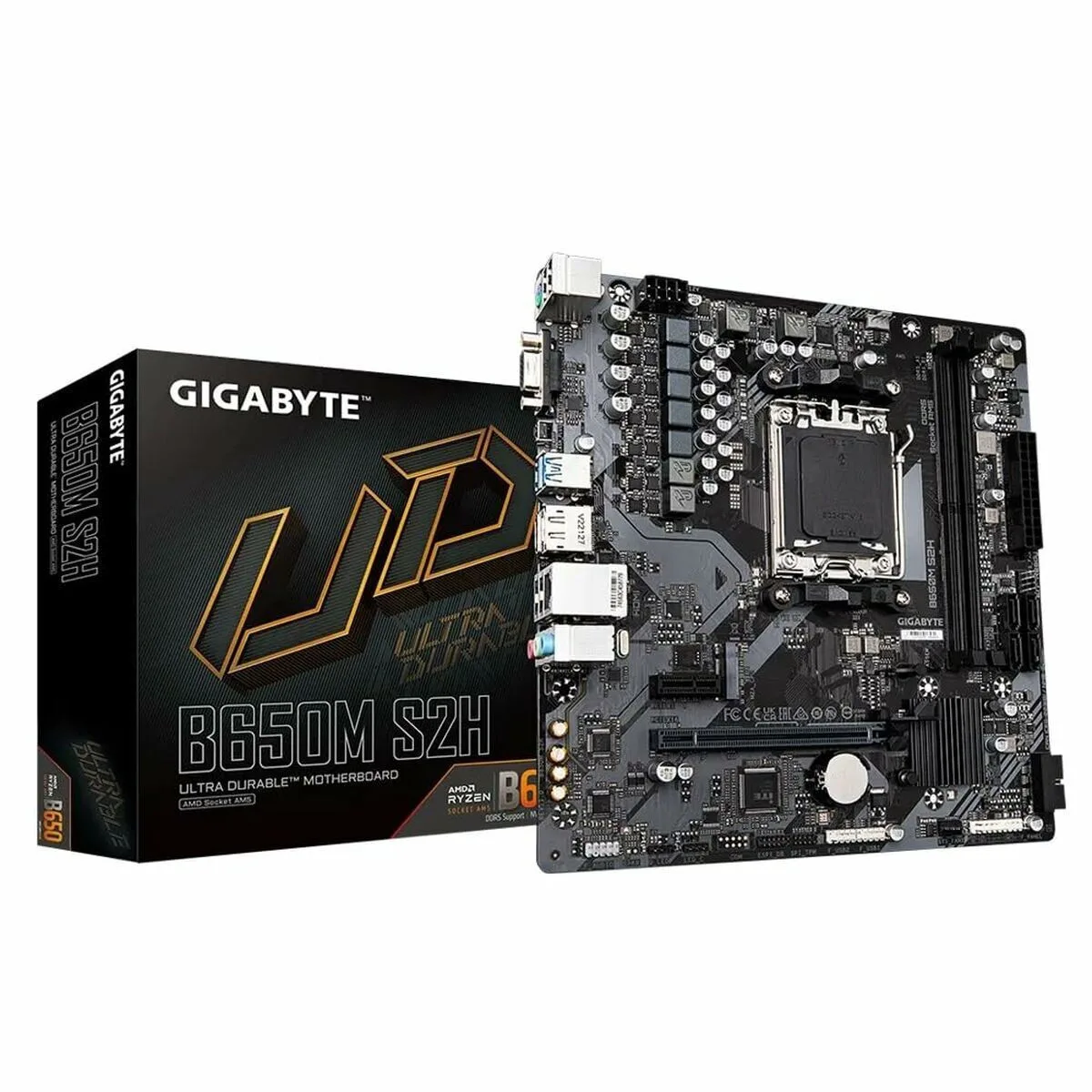 Gigabyte B650M S2H rev. 1.0 Motherboard Micro ATX με AMD AM5 Socket - Image 1