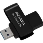 Adata UC310 64GB USB 3.2 Stick Μαύρο