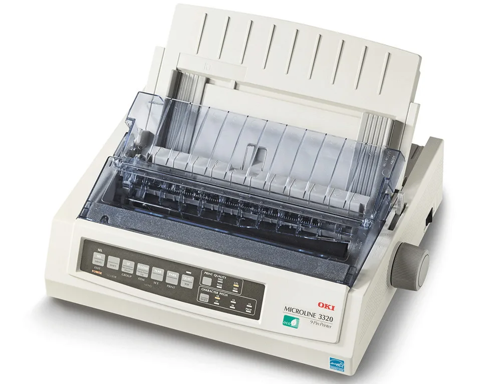 20240809141808_003ca692 OKI 3320 Ασπρόμαυρος Εκτυπωτής Dot Matrix 01308201 - Image 1