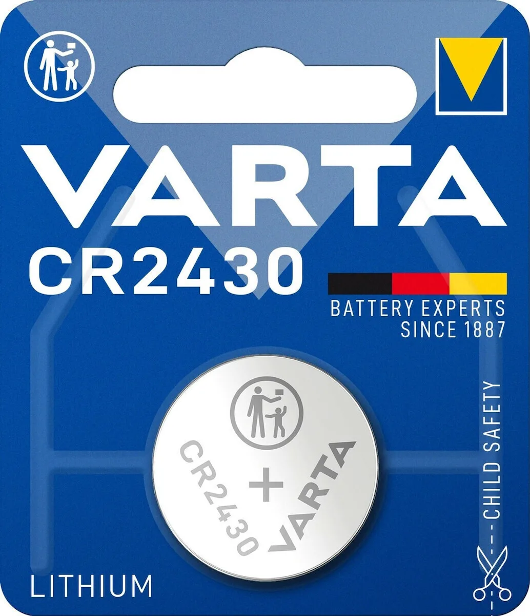20240809142035_varta_mpataria_lithiou_rologion_cr2430_3v_1tmch Varta Professional Electronics Μπαταρία Λιθίου Ρολογιών CR2430 3V 1τμχ - Image 1