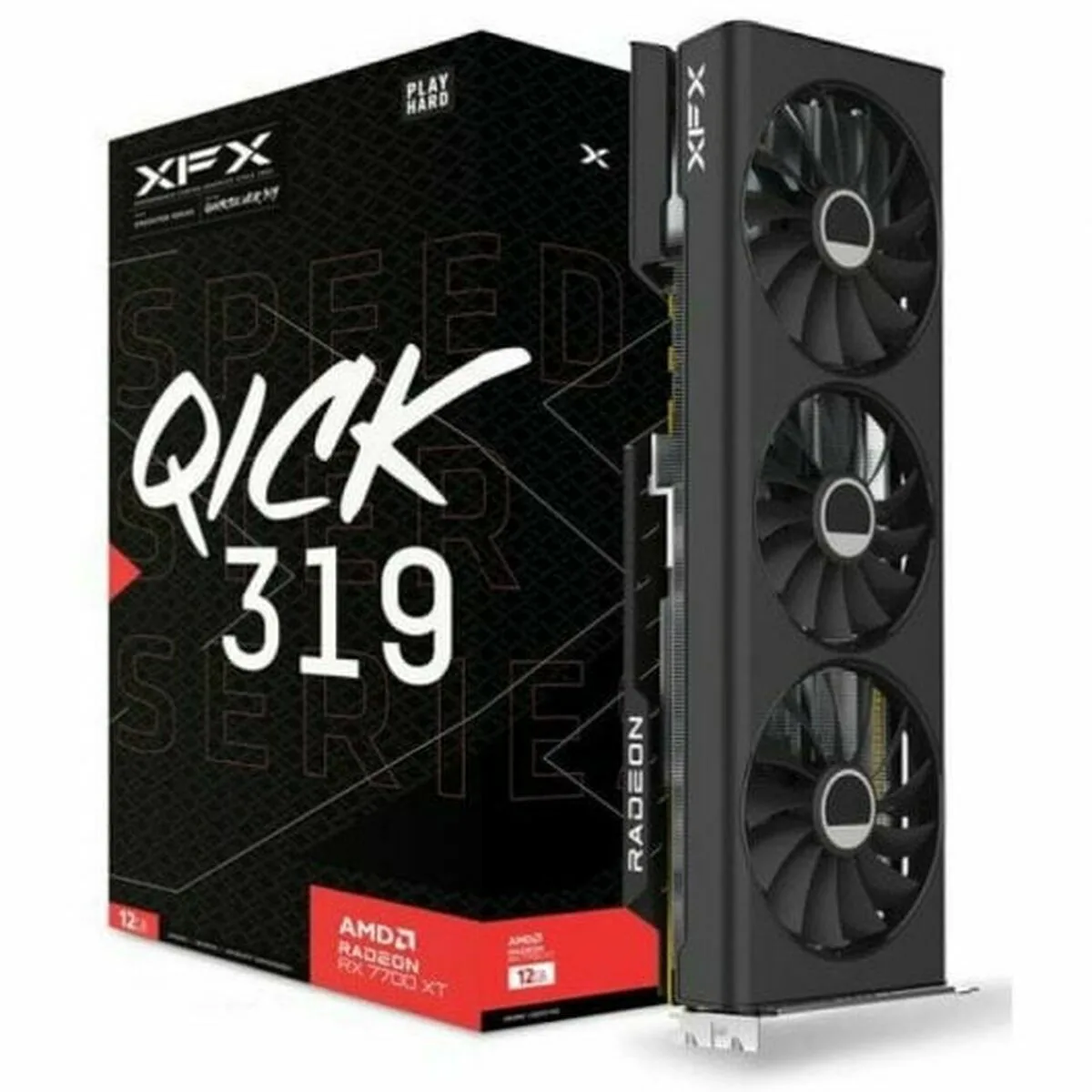 20240809144043_xfx_radeon_rx_7700_xt_12gb_gddr6_speedster_qick_319_black_karta_grafikon_rx_77tqickb9 XFX Radeon RX 7700 XT 12GB GDDR6 Speedster Qick 319 Black Κάρτα Γραφικών RX-77TQICKB9 - Image 1