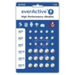 everActive Αλκαλικές Μπαταρίες Ρολογιών LR66 1.5V 30τμχ