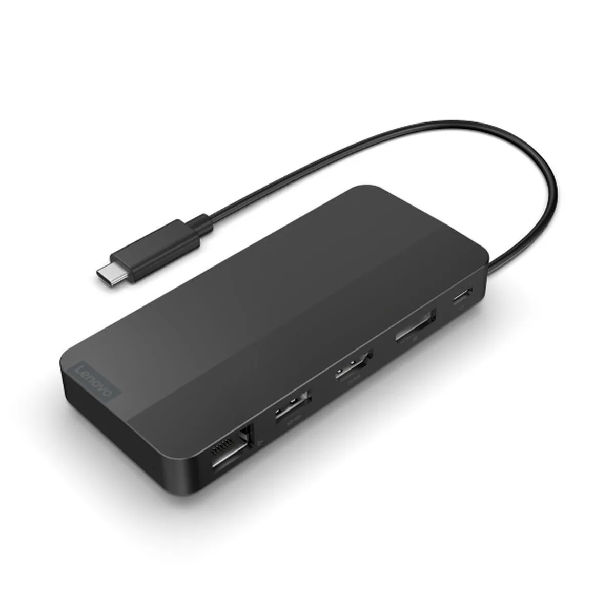 Lenovo Travel Docking Station με Dock / USB-C / Διπλό USB-C HDMI/DisplayPort 4K Ethernet Μαύρο - Image 1