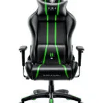 Diablo X-One 2.0 Normal Size Καρέκλα Gaming Δερματίνης με Ρυθμιζόμενα Μπράτσα Black / Green
