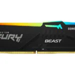 Kingston Fury Beast RGB DDR5 64GB RAM με 2x32GB Modules και Ταχύτητα 6400 για Desktop KF564C32BBEAK2-64