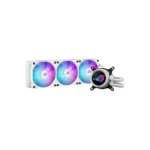 Asus ROG Strix LC III 360 (v1) Υδρόψυξη Επεξεργαστή Τριπλού Ανεμιστήρα 120mm για Socket AM4/AM5/1700/1200 με ARGB Φωτισμό Λευκή