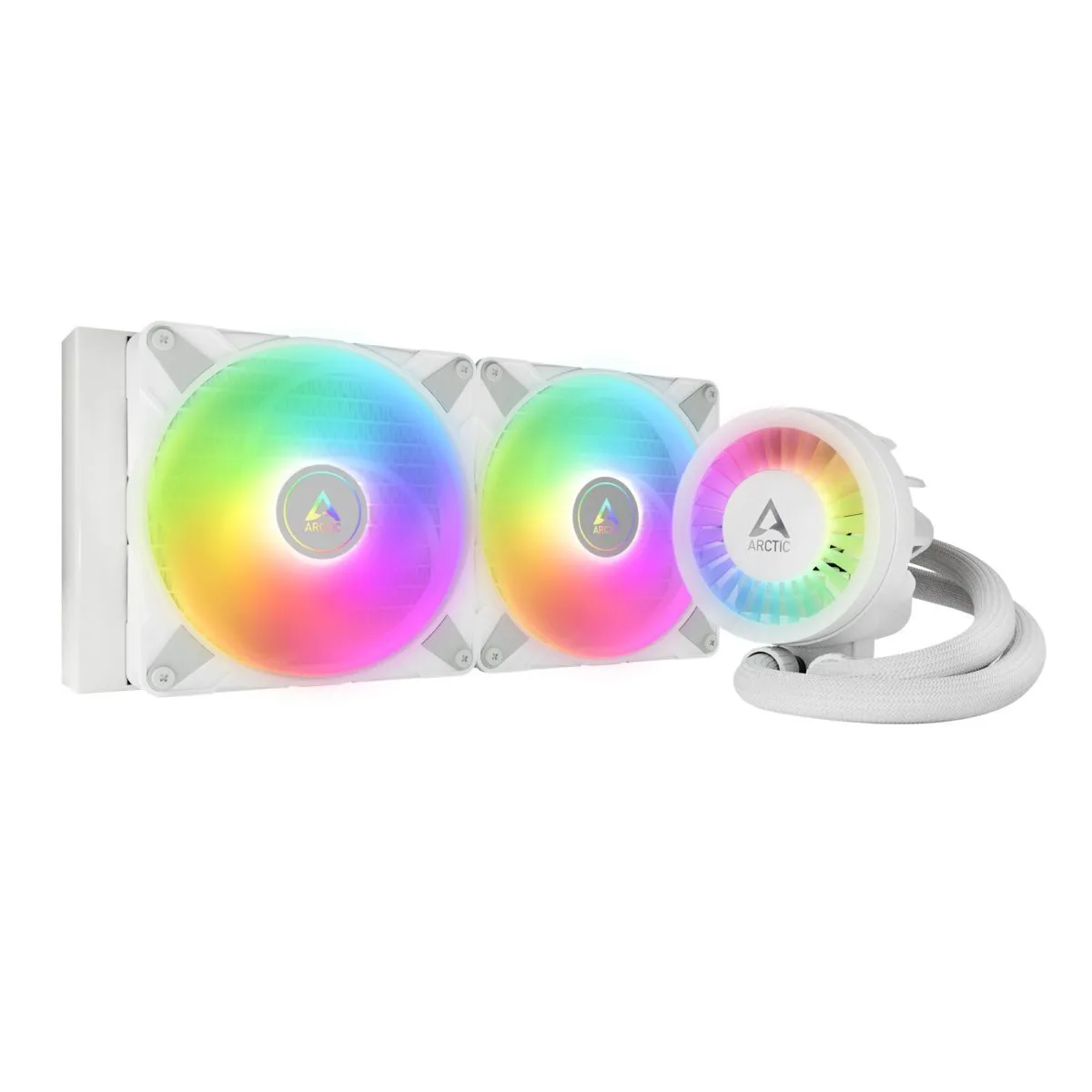 Arctic Liquid Freezer III 280 A-RGB Υδρόψυξη Επεξεργαστή Διπλού Ανεμιστήρα 140mm για Socket AM4/AM5/1700 Λευκή - Image 1
