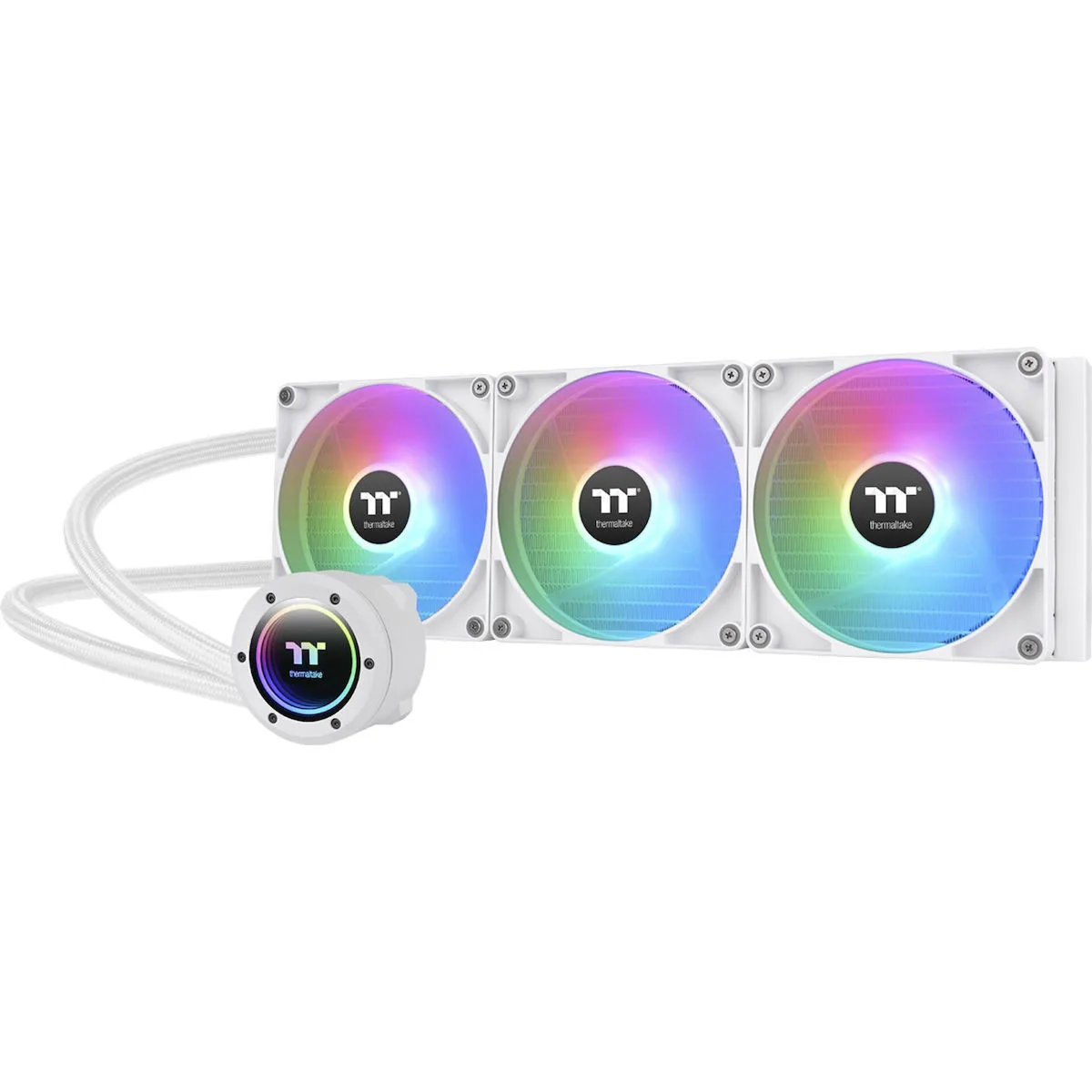 Thermaltake TH420 V2 ARGB Sync (v2) Υδρόψυξη Επεξεργαστή Τριπλού Ανεμιστήρα 140mm για Socket AM4/AM5/1700/1200/115x Λευκή - Image 1