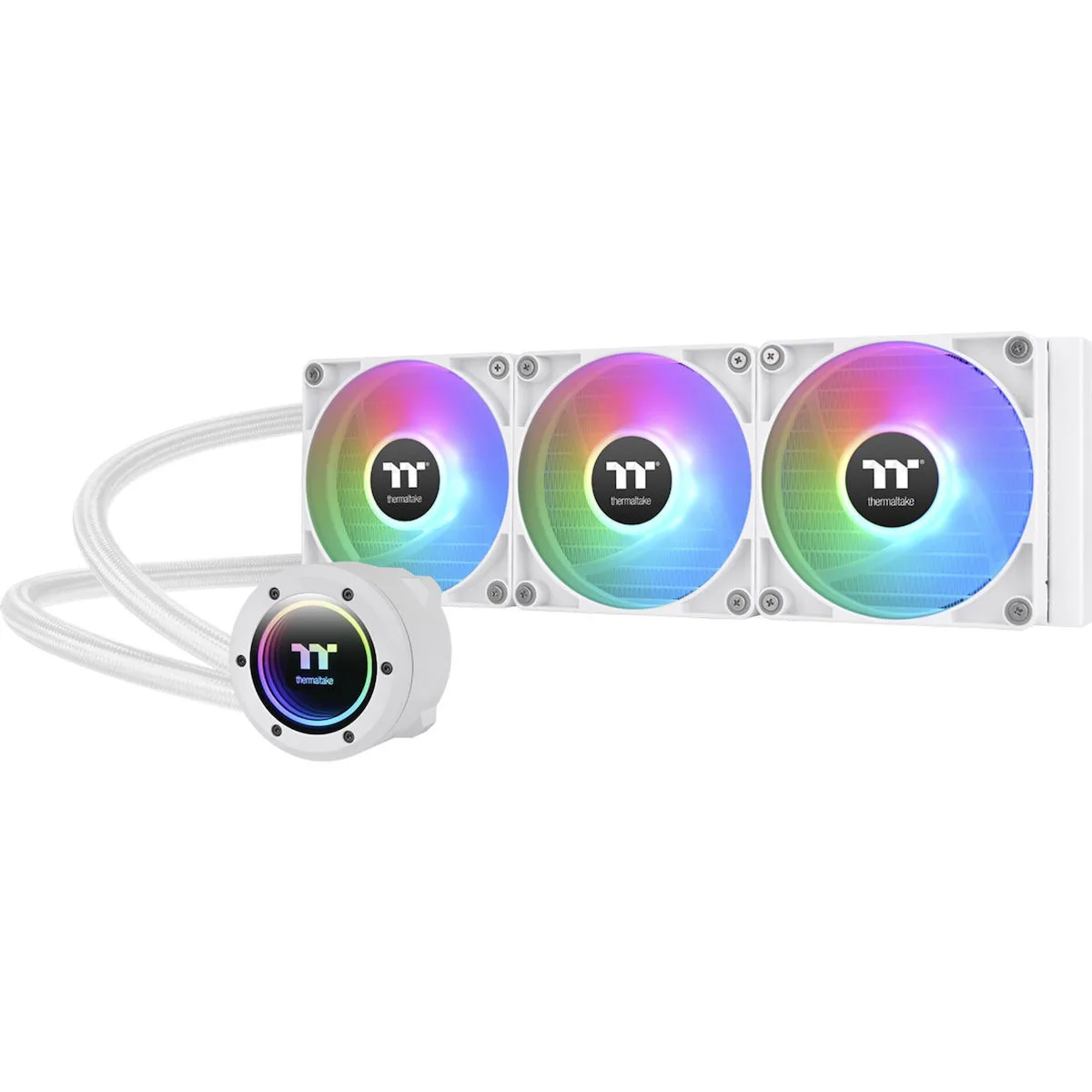 Thermaltake TH360 V2 ARGB Sync (v2) Υδρόψυξη Επεξεργαστή Τριπλού Ανεμιστήρα 120mm για Socket AM4/AM5/1200/115x Λευκή - Image 1