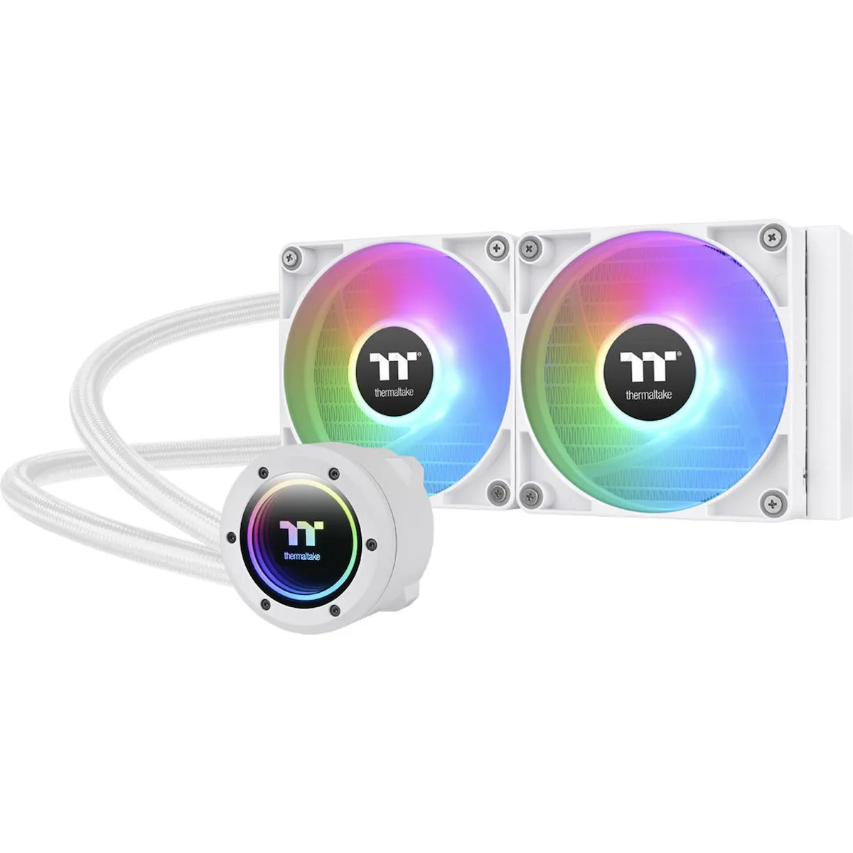 Thermaltake TH240 V2 ARGB Sync (v2) Υδρόψυξη Επεξεργαστή Διπλού Ανεμιστήρα 120mm για Socket 1200 Λευκή - Image 1