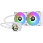 Thermaltake TH240 V2 Ultra (v2) Υδρόψυξη Επεξεργαστή Διπλού Ανεμιστήρα 120mm για Socket AM4/AM5/1700/1200/115x με ARGB Φωτισμό Λευκή