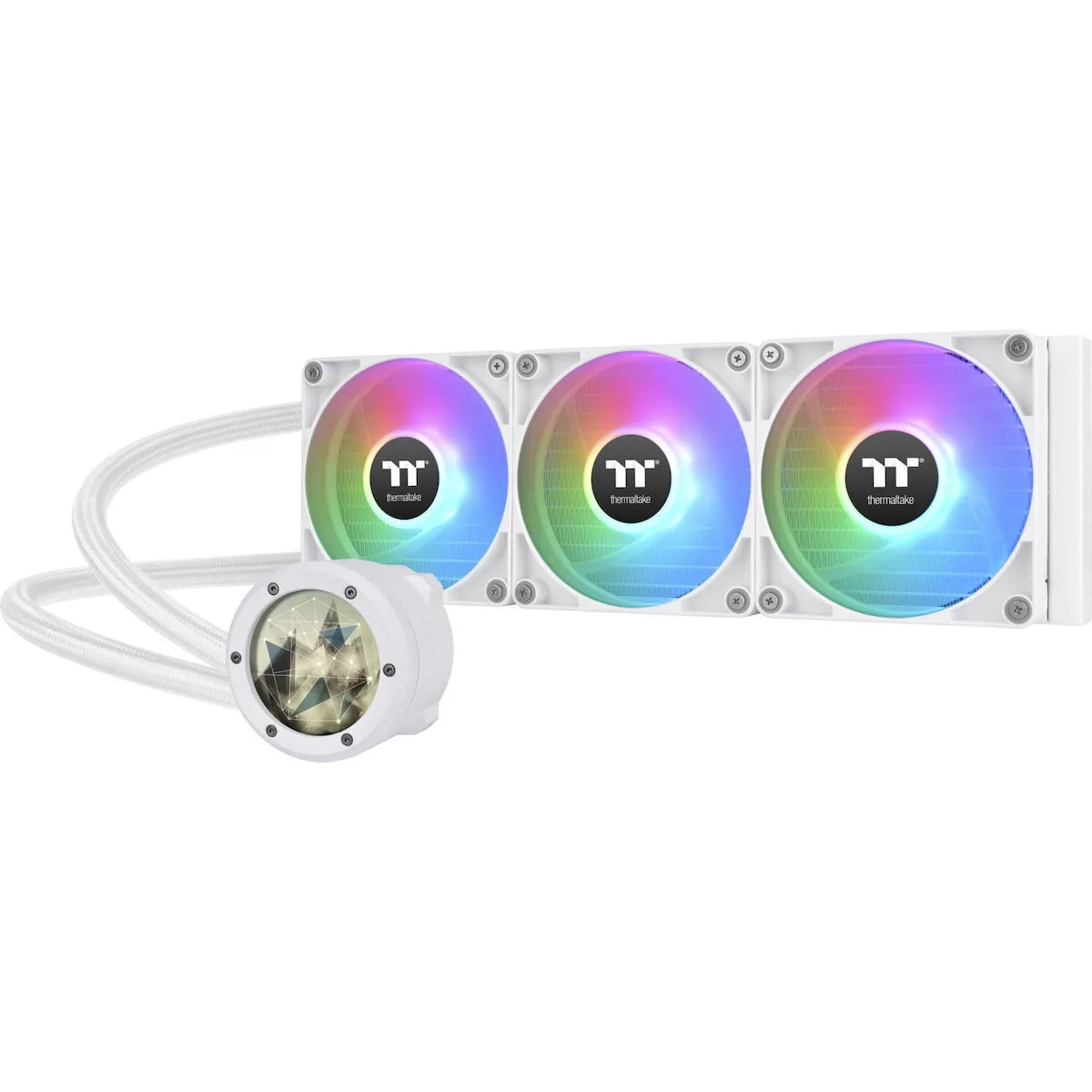 Thermaltake TH360 V2 Ultra (v2) Υδρόψυξη Επεξεργαστή Τριπλού Ανεμιστήρα 120mm για Socket AM4/AM5/1700/1200/115x με ARGB Φωτισμό Λευκή - Image 1